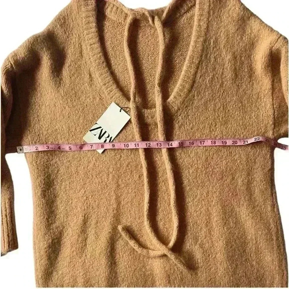 Zara NWT Knit Poly Wool
Alpaca Blend Oversized Dress Size Small - Picture 7 of 8